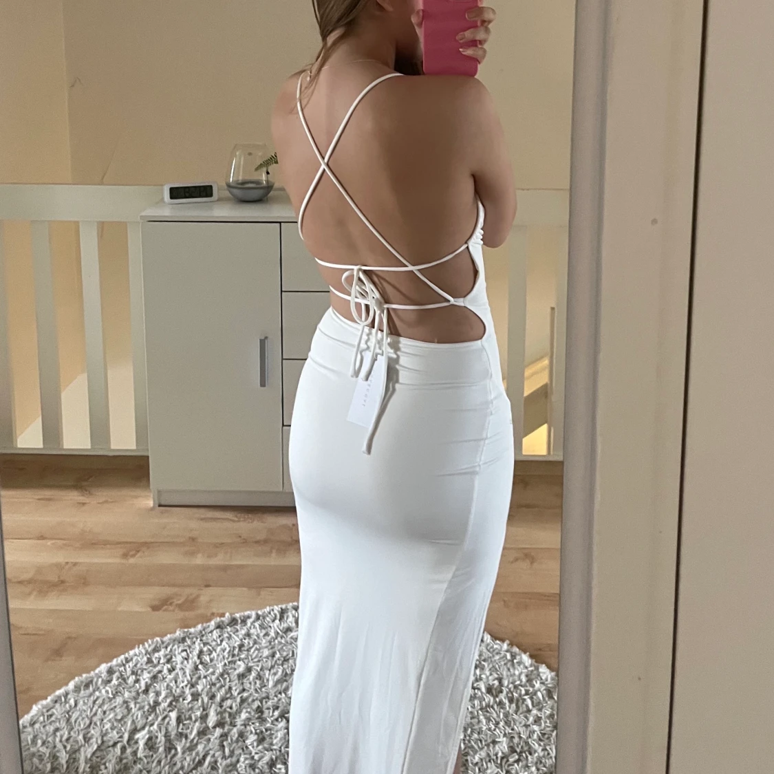 Vit balklänning / långklänning - 91