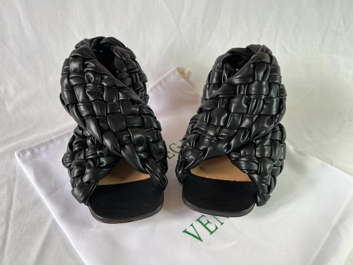 Board högklackad skinn mule