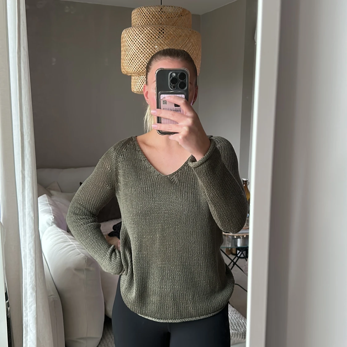 Stickad tröja från H&M