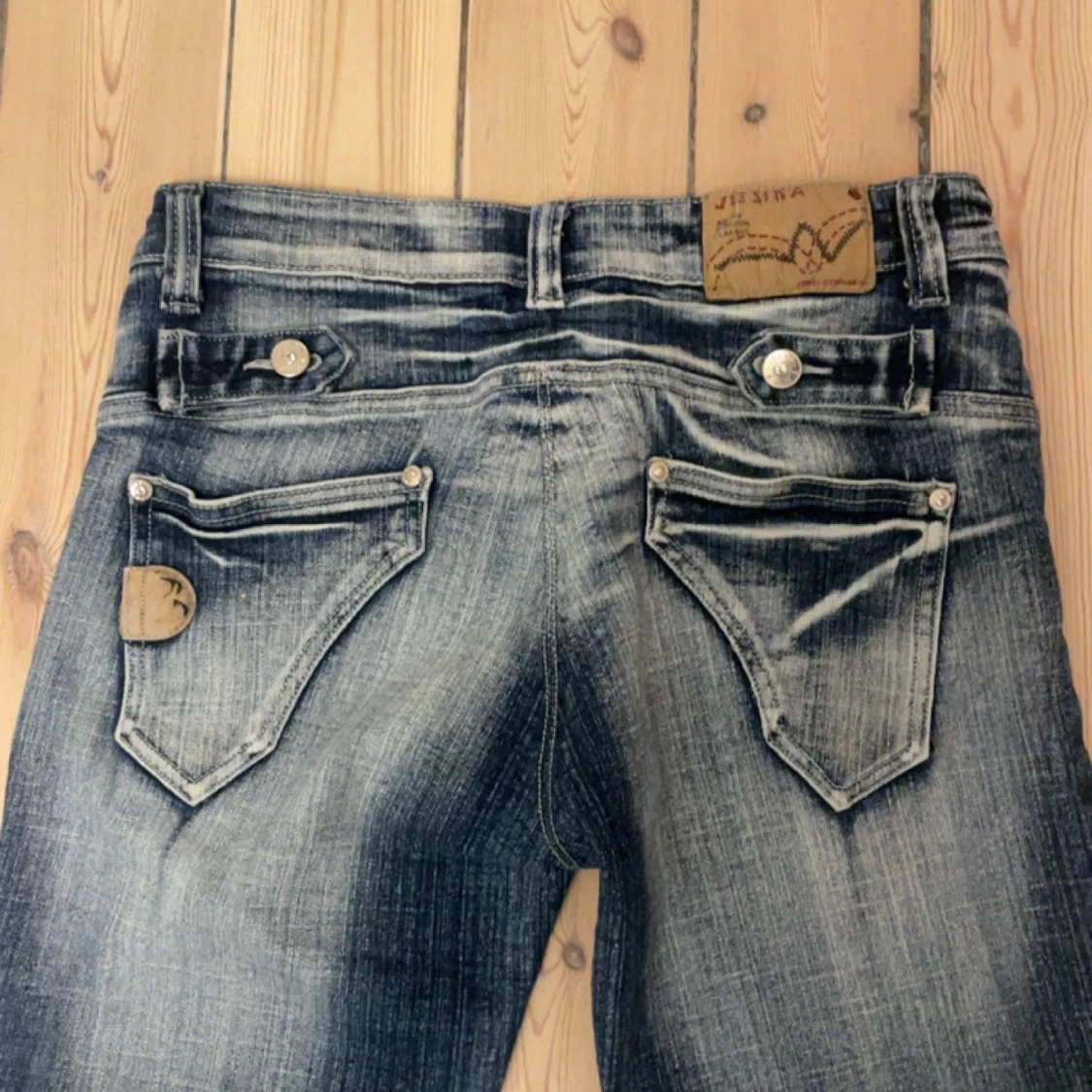 Lågmidjade bootcut jeans - 91