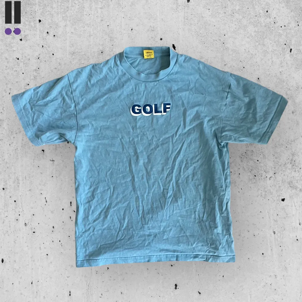 Skitfet golf tisha, storlek M inga större flaws. . T-shirts.