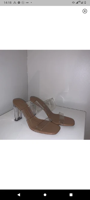 Överskugga klackar - Storlek 38. I oanvänt skick.