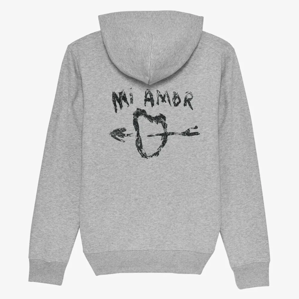 säljer min grå Mi Amor hoodie, nypris 2000kr, . Tröjor & Koftor.