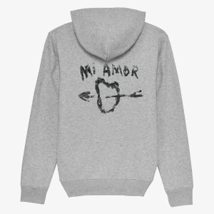 Mi Amor hoddie - säljer min grå Mi Amor hoodie, nypris 2000kr, 