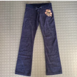 Marinblå mjukisbyxor  - Storlek: S💙