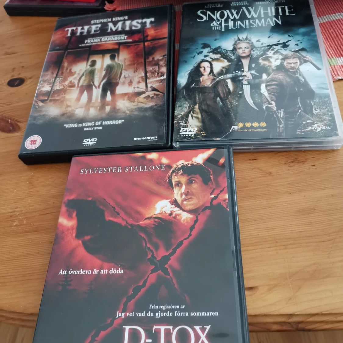 Dvd filmer 3 st 20 kr st