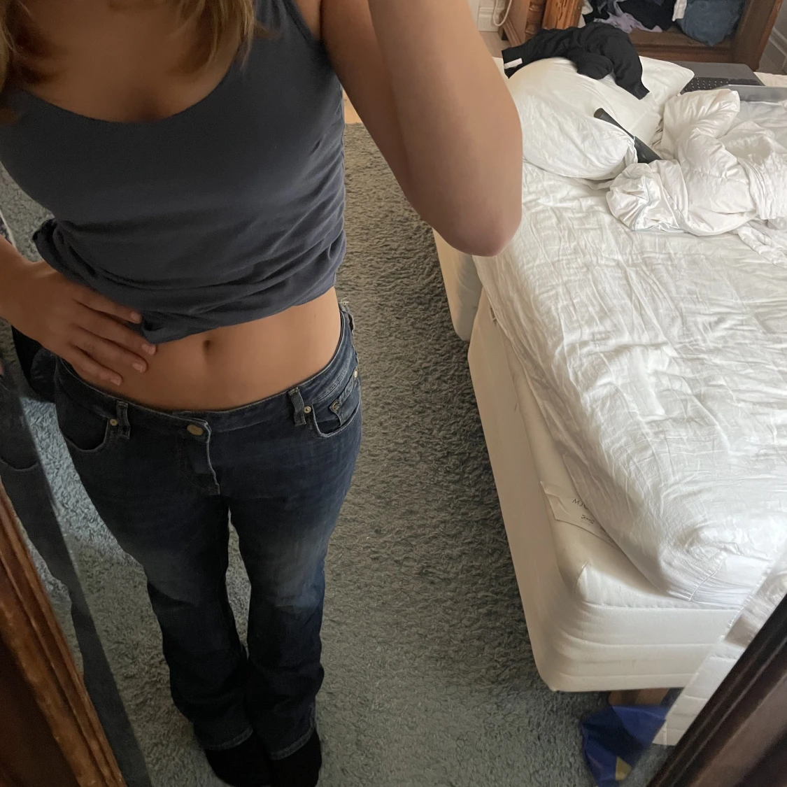 Lågmidjade jeans 