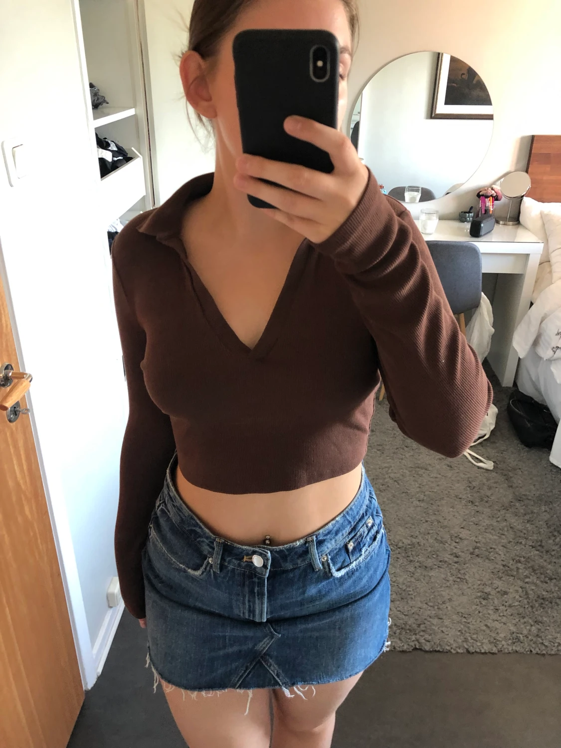 Brun tröja från zara - 90