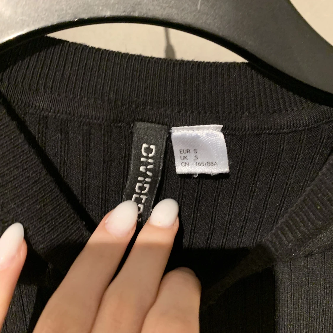 Svart långärmad - 90