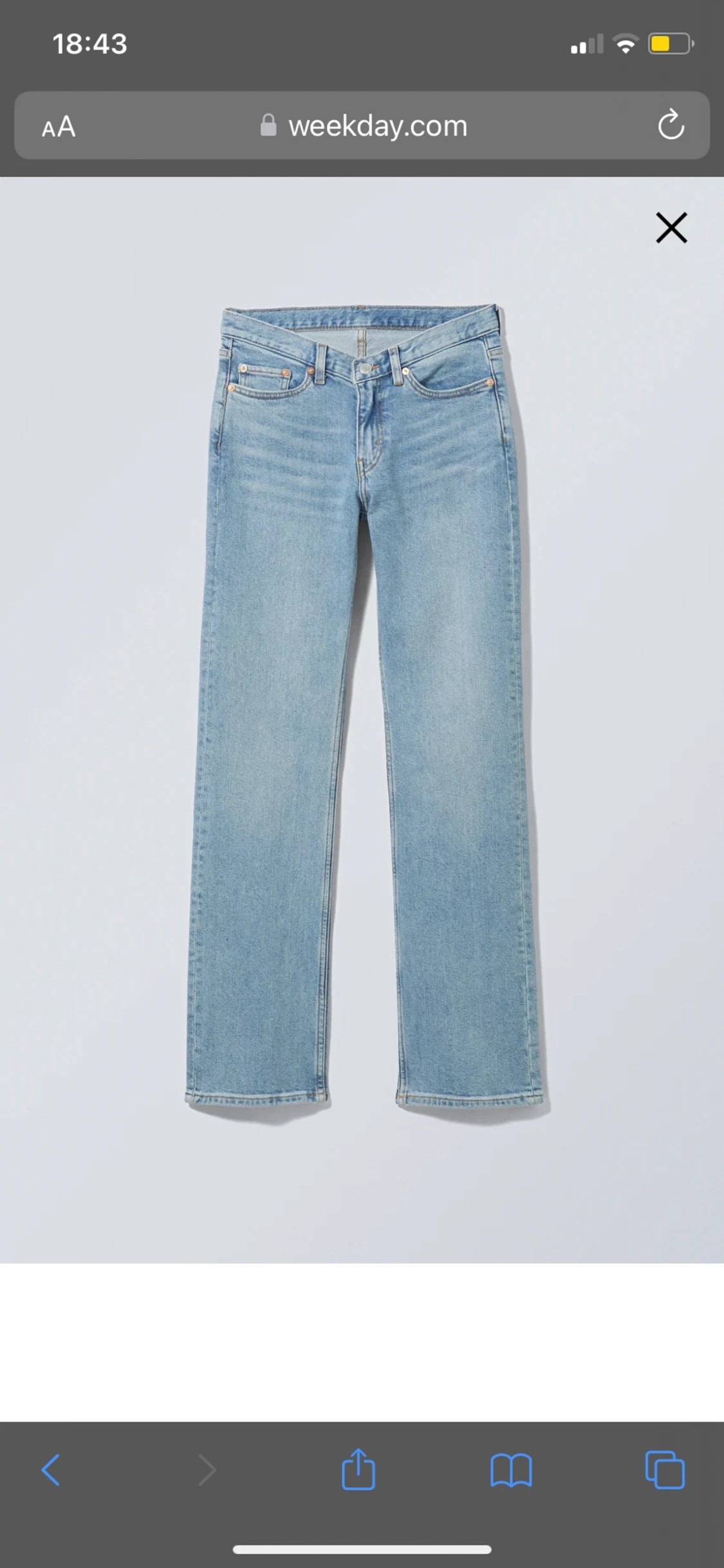 Mid rise jeans