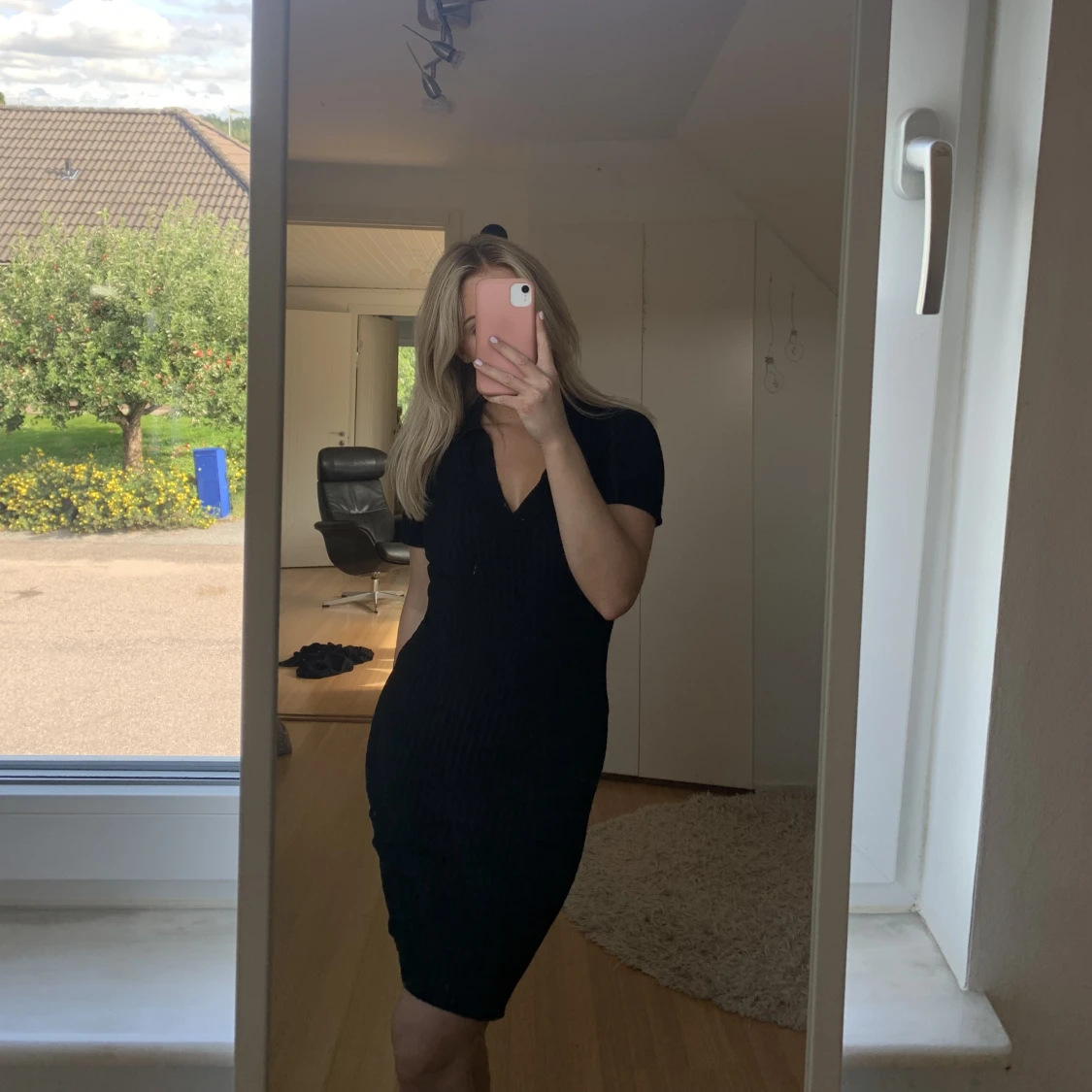 Kortaermad klänning - 90