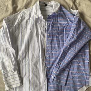Skjorta från Hm där hälften är vit och andra halvan blå. Väldigt sparsamt använd och är i storleken 36. 💗