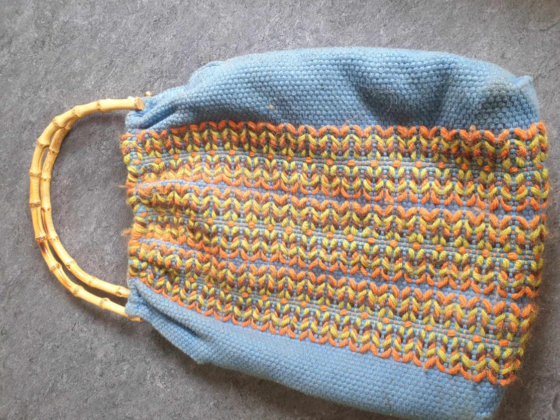 Old bag with real bambu
