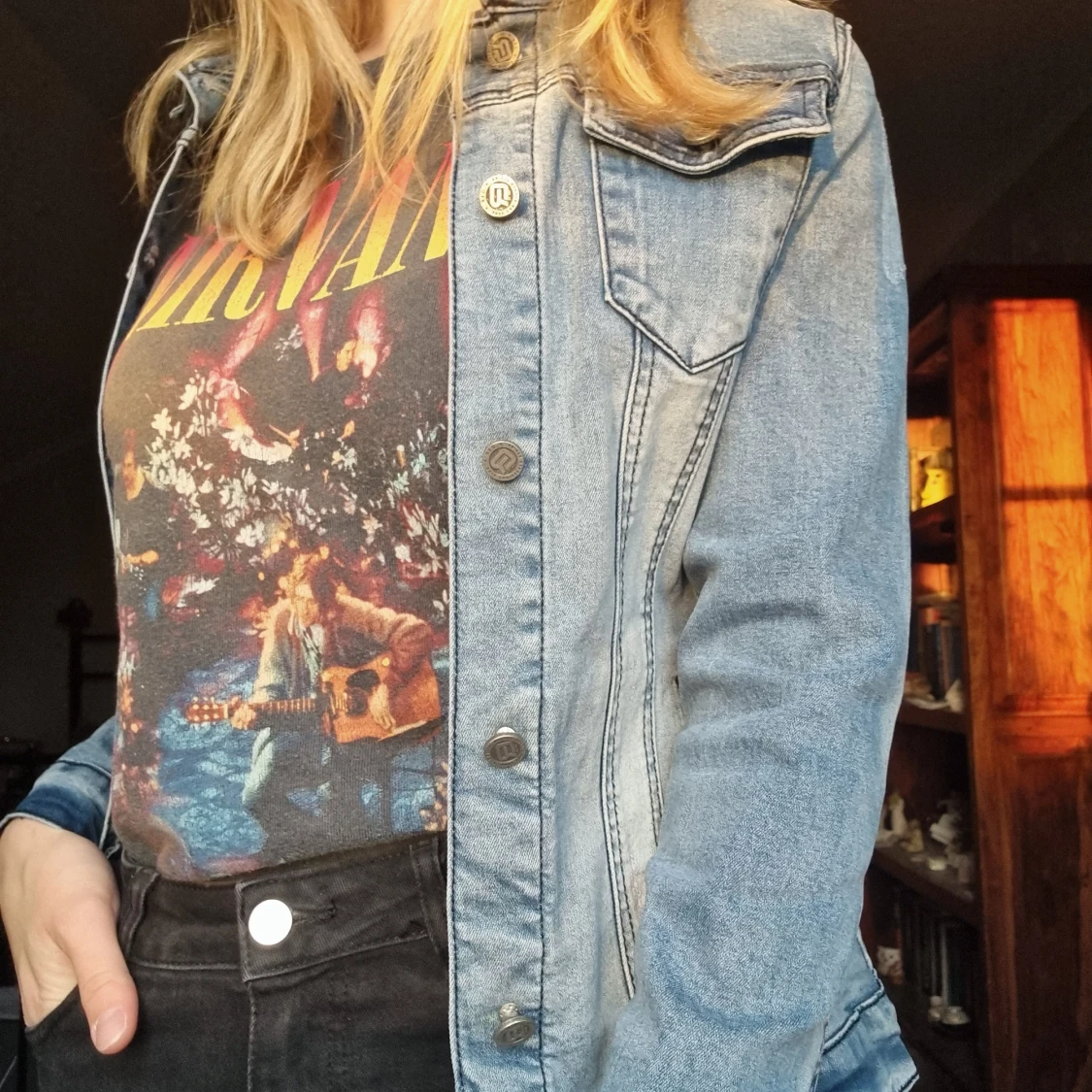 Helt ny jeansjacka nypris 2000! - 90