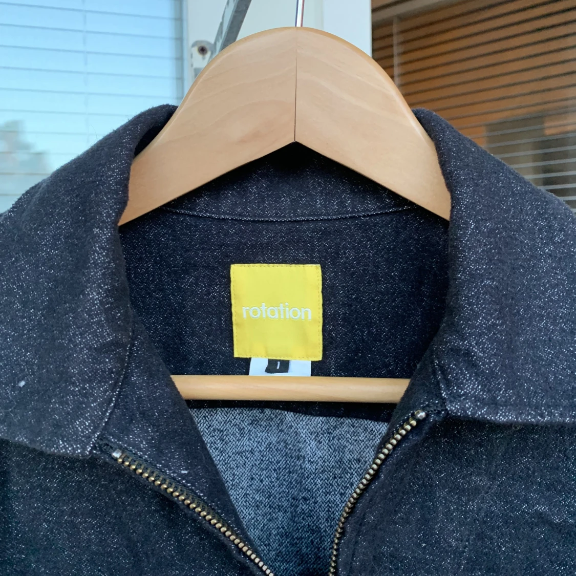 Svart overshirt - 90