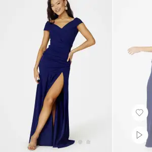 Säljer denna superfina klänning från bubbleroom som passar perfekt till balen. Klänningen är i nyskick och är endast använd 1 gång. Jag är 160 lång.💙 Inköpspris 1000 kr.