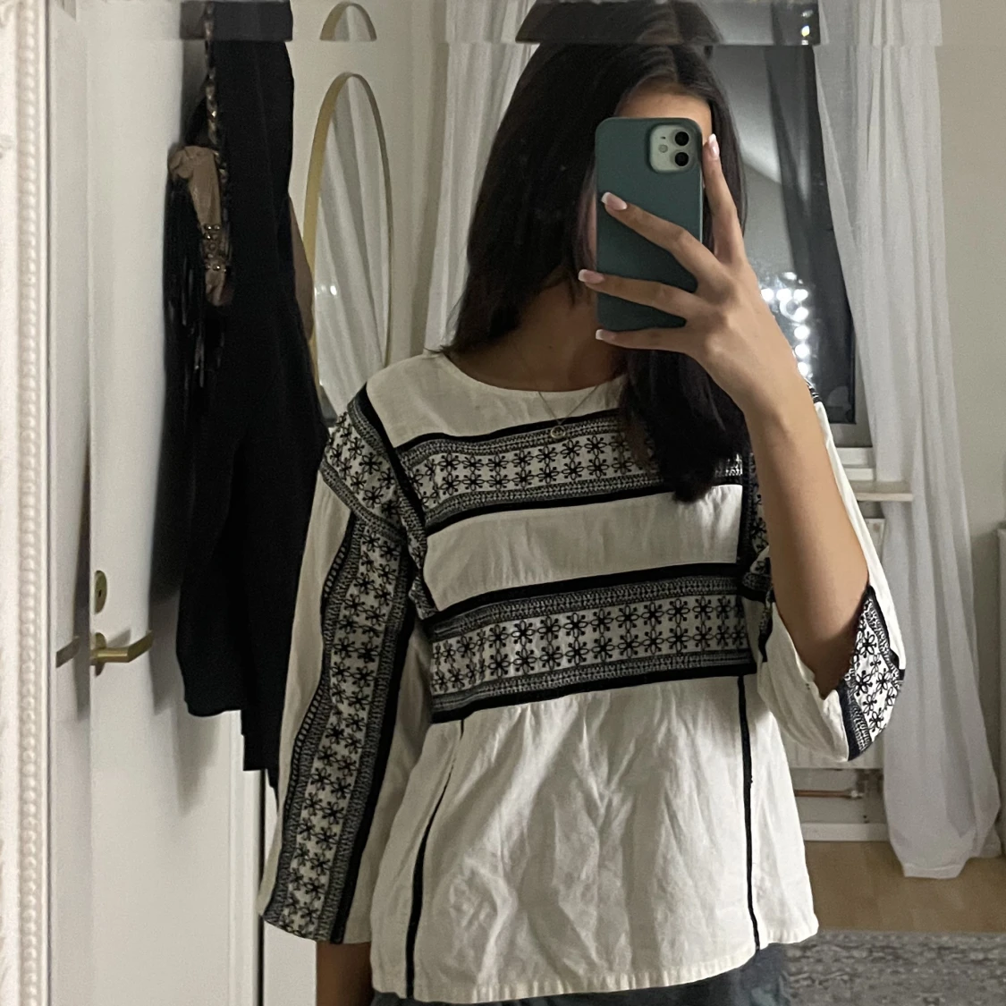 Tröja med trekvarts ärmar - 90