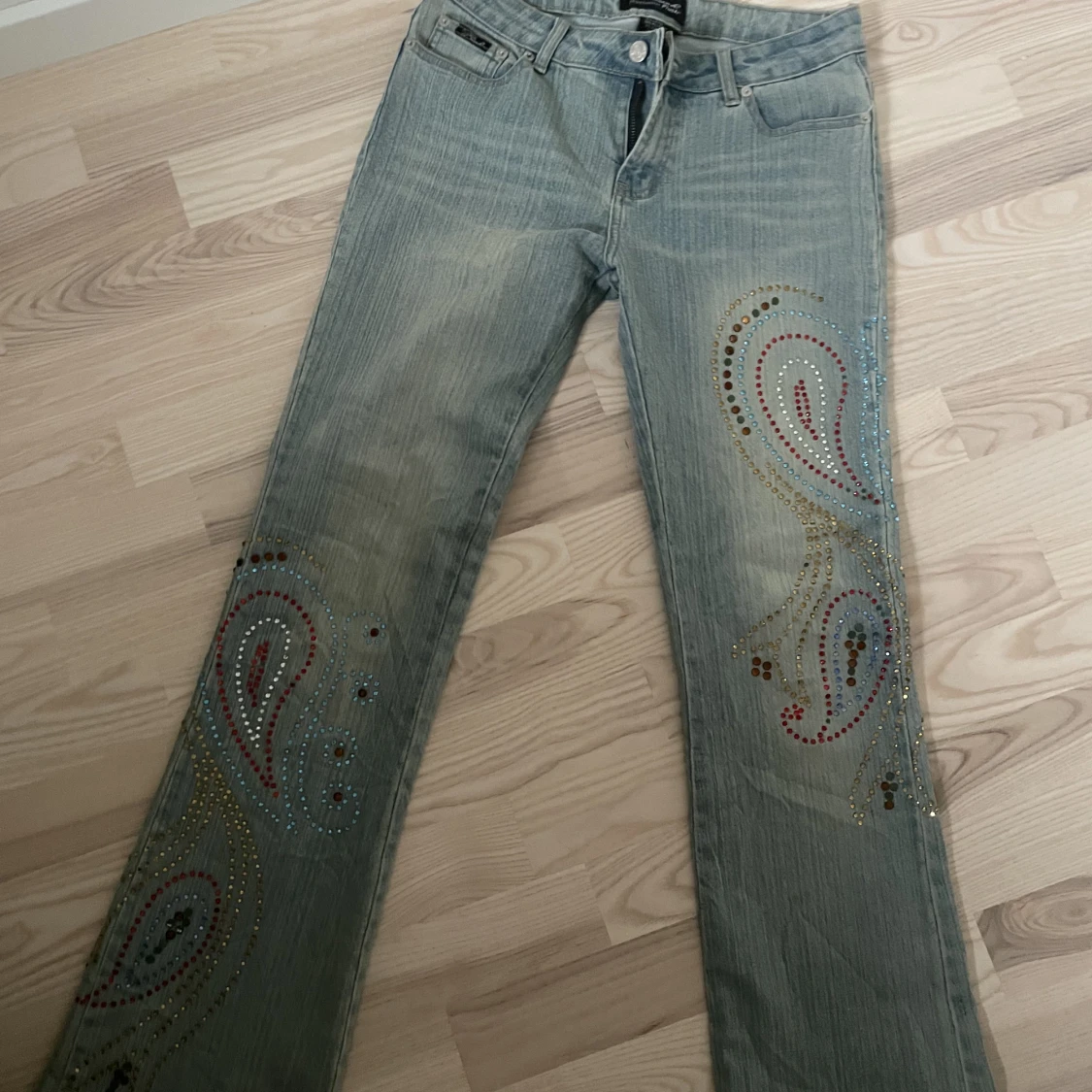 Vintage Lågmidjade bootcut jeans - 90