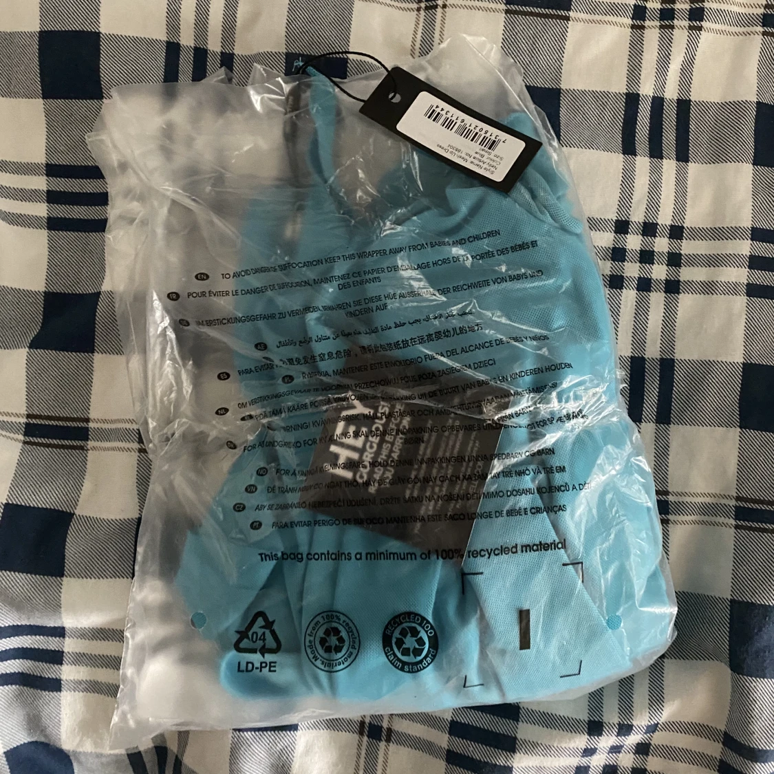 Blå klänning  - 90