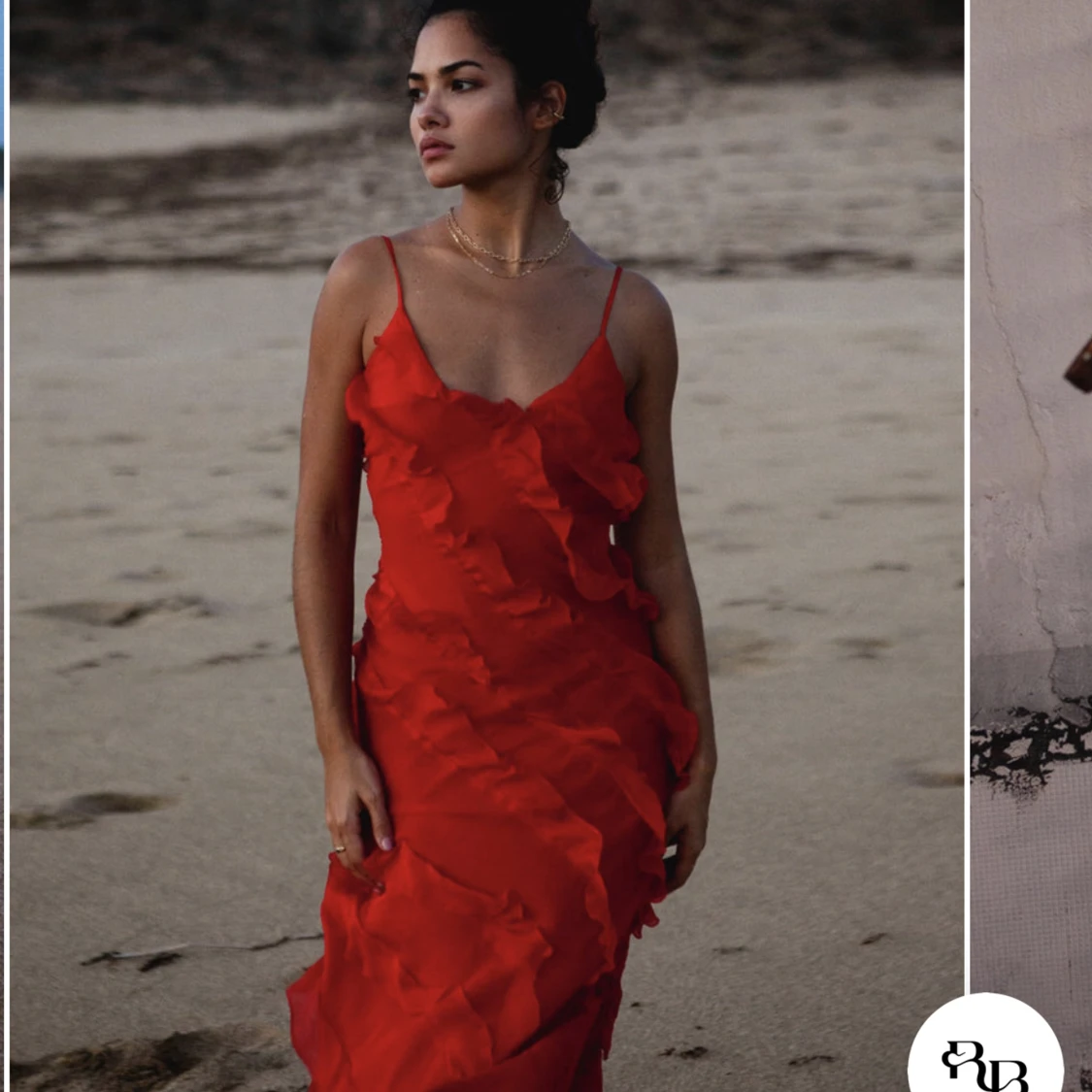 Dupe på rat & boas klänning 