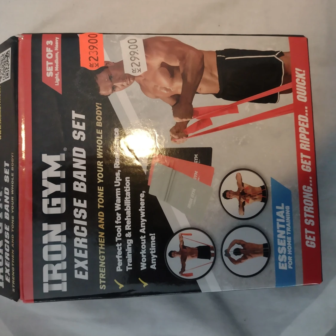 3-pack träningsband 