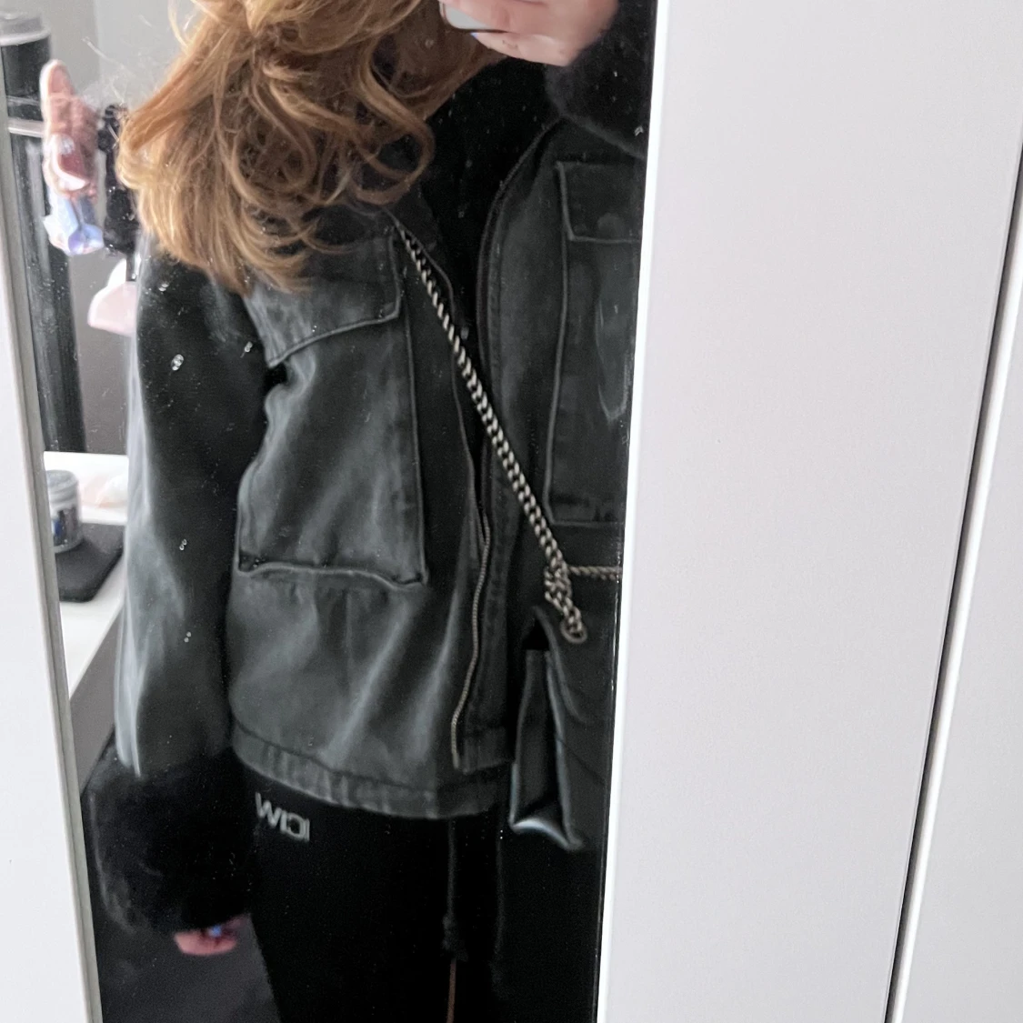 Jeansjacka med päls  - 91