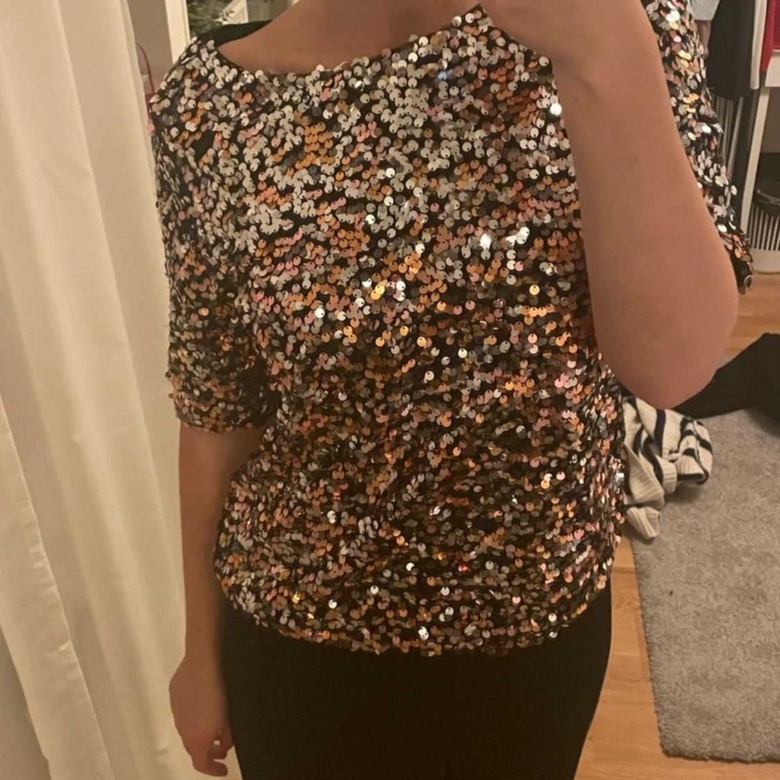 Glitter topp - 90