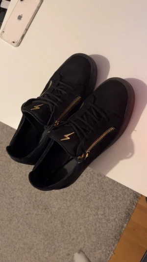 Guizeppe Zanottis Svart/Guld - Storlek 43, 