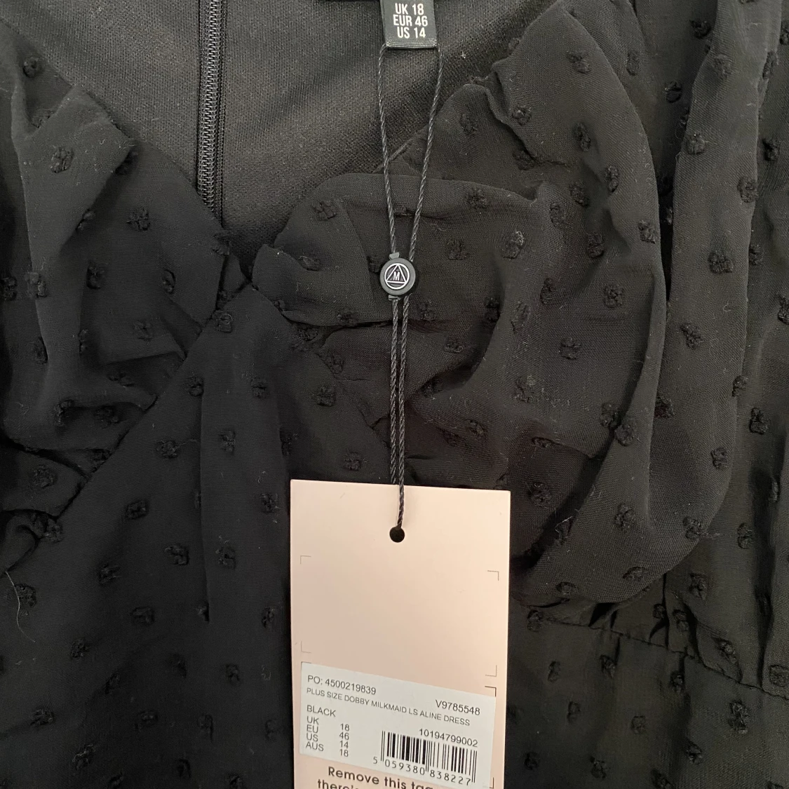 Dobby Mesh Milkmaid Mini Dress - 91