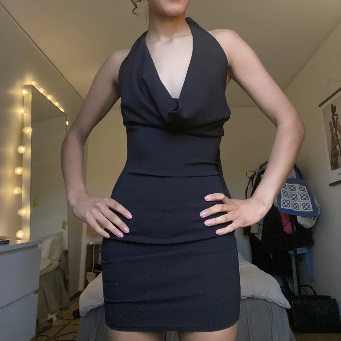 Halterneck klänning - 90