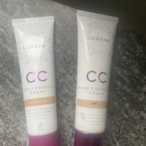 Lumene CC Cream - Säljer dessa två Lumene CC cream i färgen medium & fair som ger så fin lyster. De är veganska. Medium har jag bara testat vid 2 tillfällen. Säljer då jag köpt en annan💗 originalpris: 160 kronor