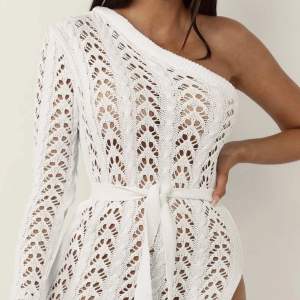 Crochet white dress