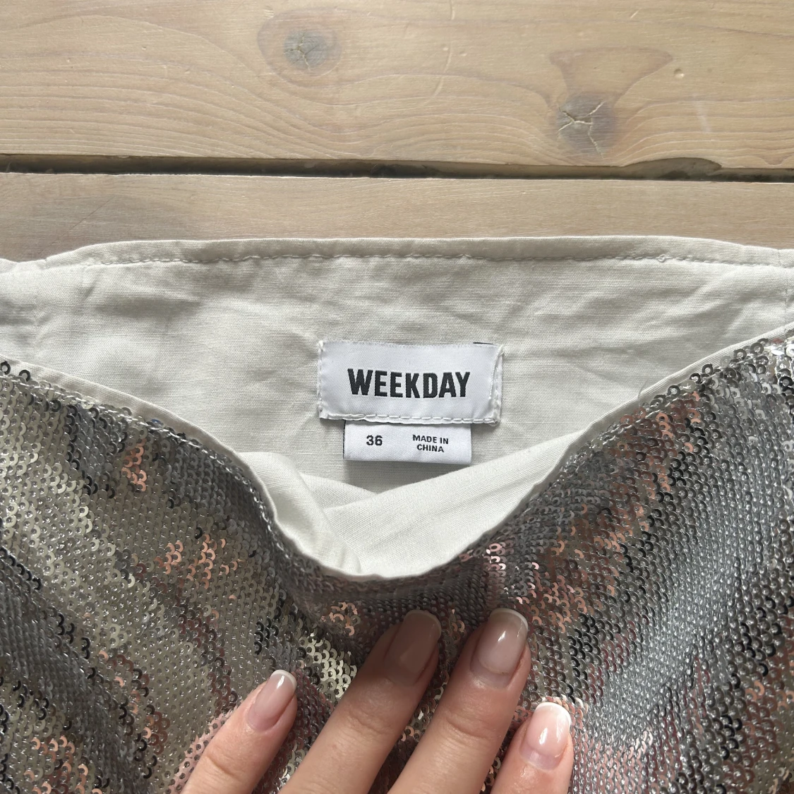 Glittrig minikjol - 90