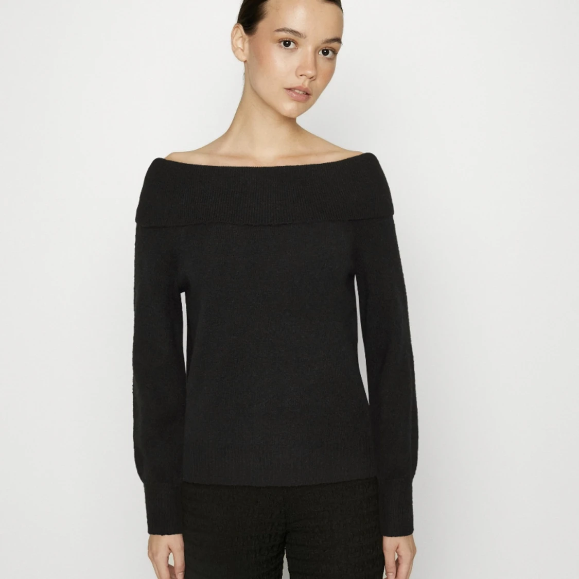 stickad offshoulder tröja💕💕 - 90