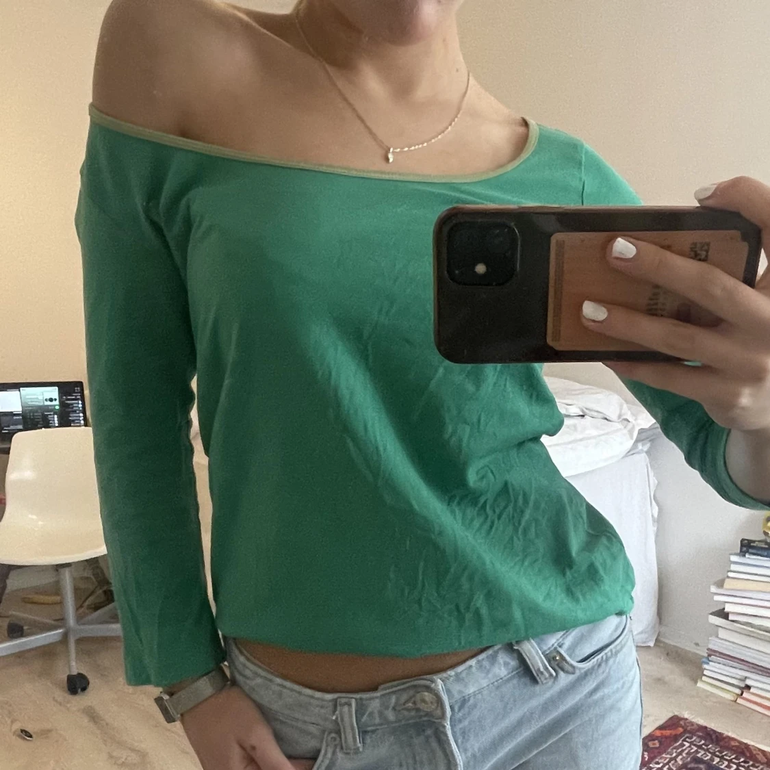 One-shoulder topp - 91