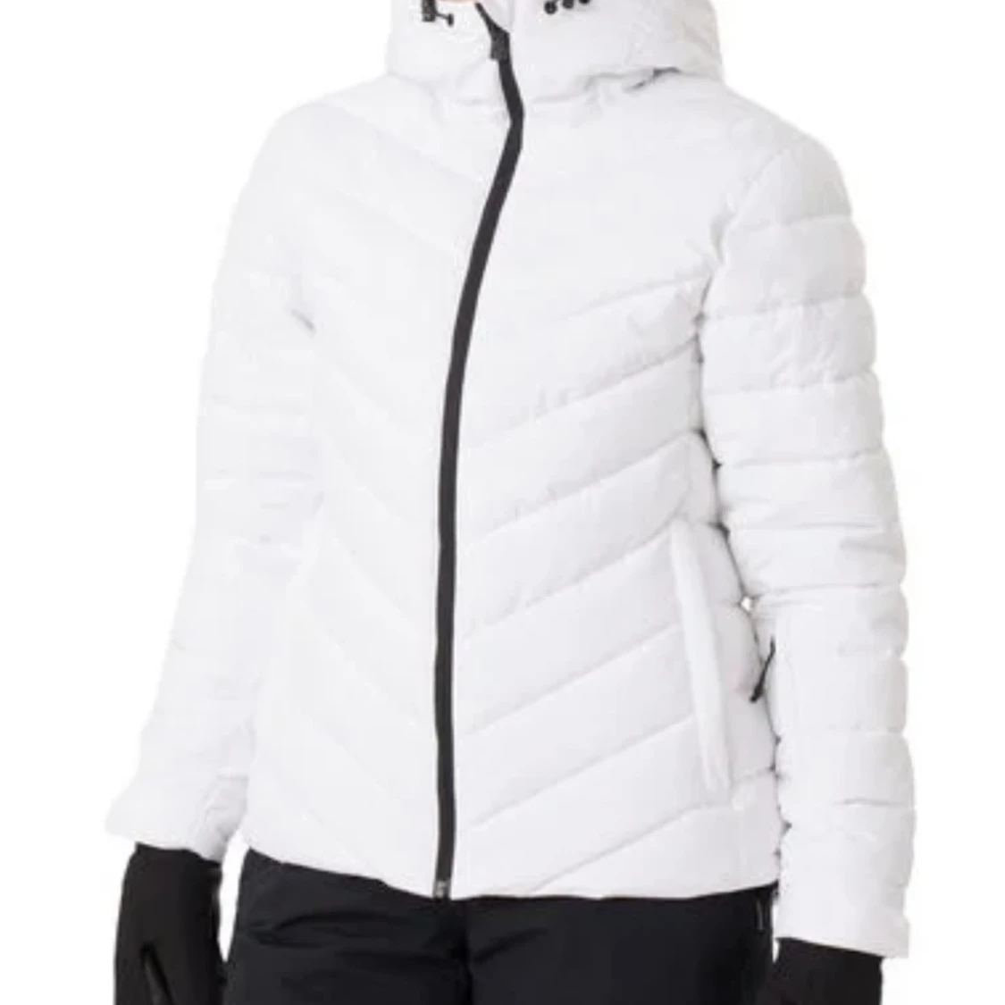 Vit dunjacka/skidjacka