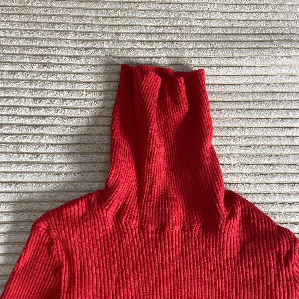 Röd tröja. Toppar.