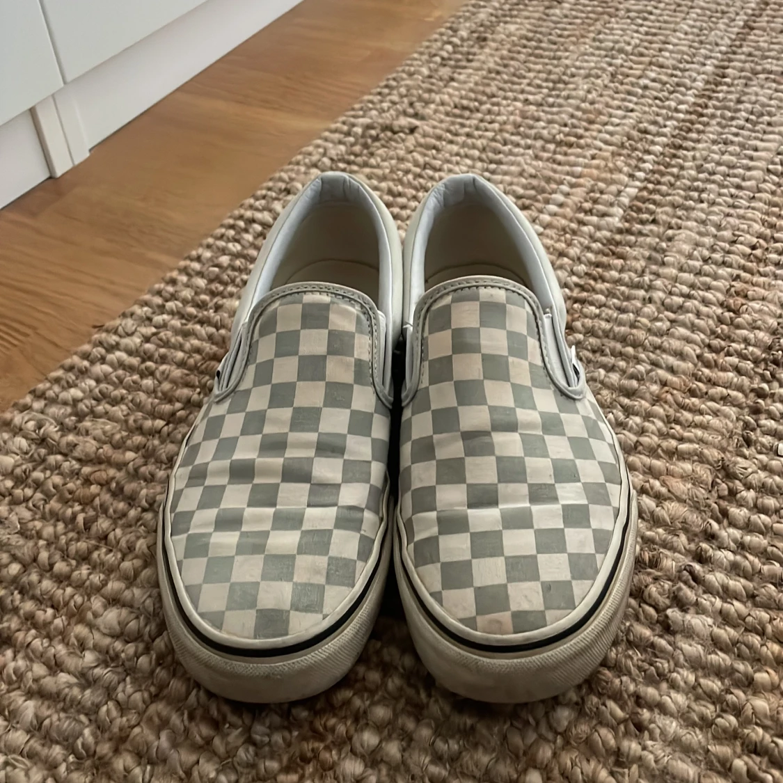 Blåa chack vans  - 91