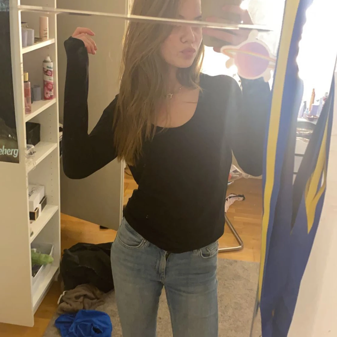 svart uringad tröja ❤️  - 91