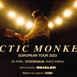 Jag säjer en ståplats biljett till arctic monkeys konsert i Stockholm, 29 april. Pris kan diskuteras