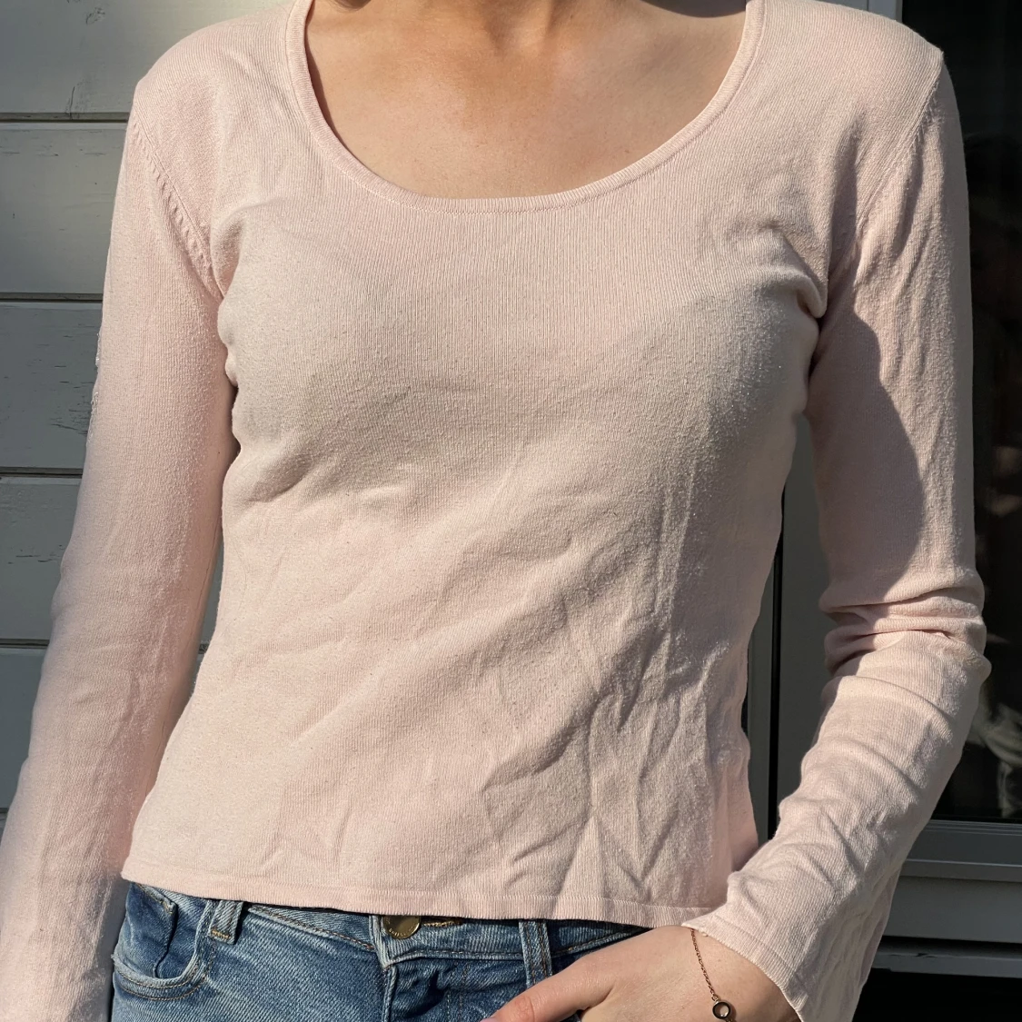 ROSA LÅNGÄRMAD TRÖJA 