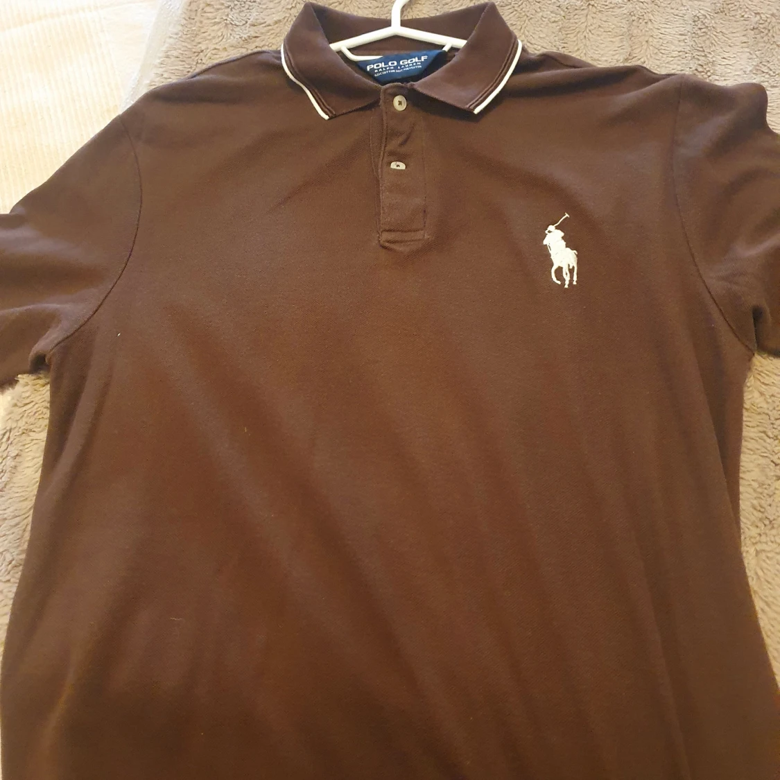 Ralph Lauren pikétröja brun 