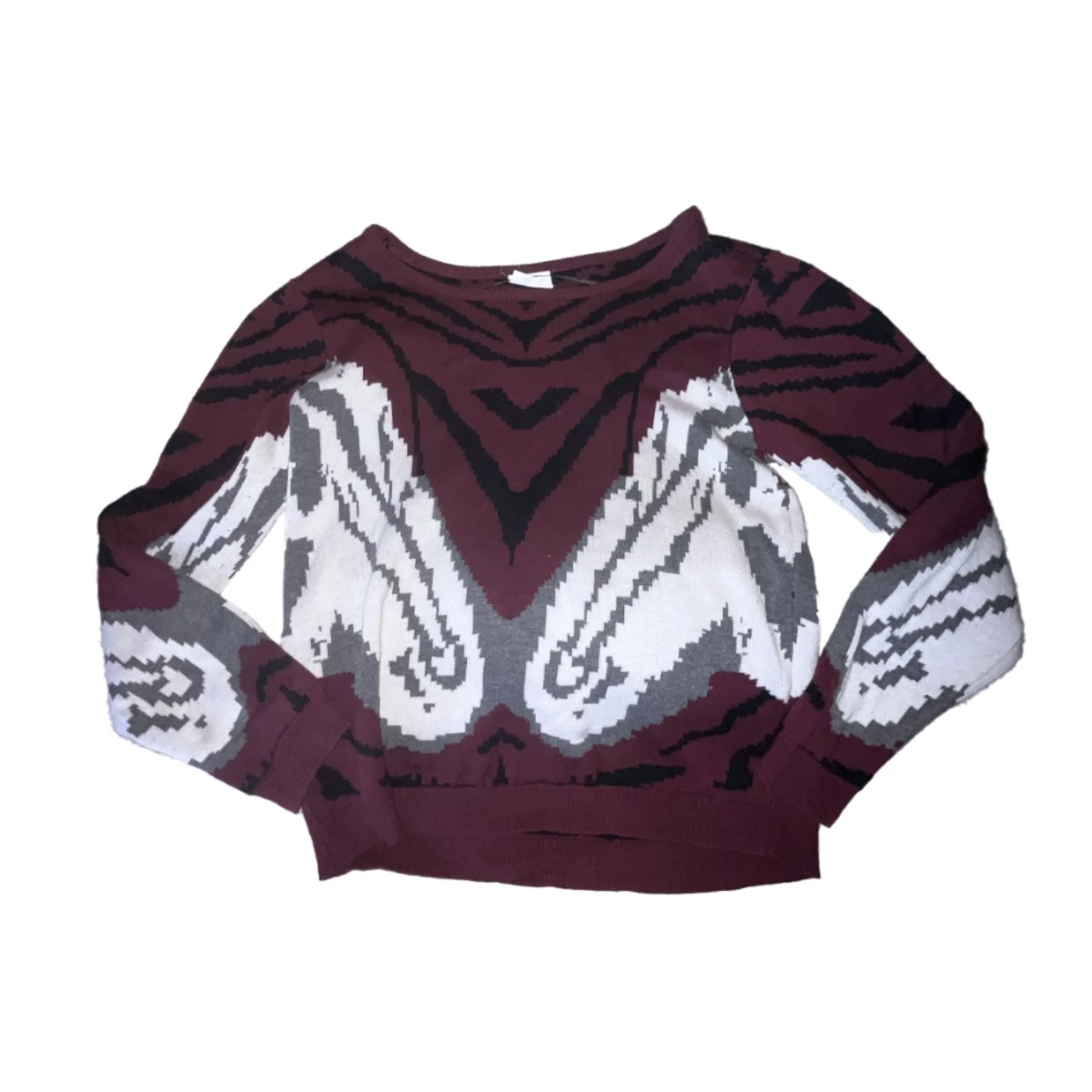 Mönstrad tjocktröja