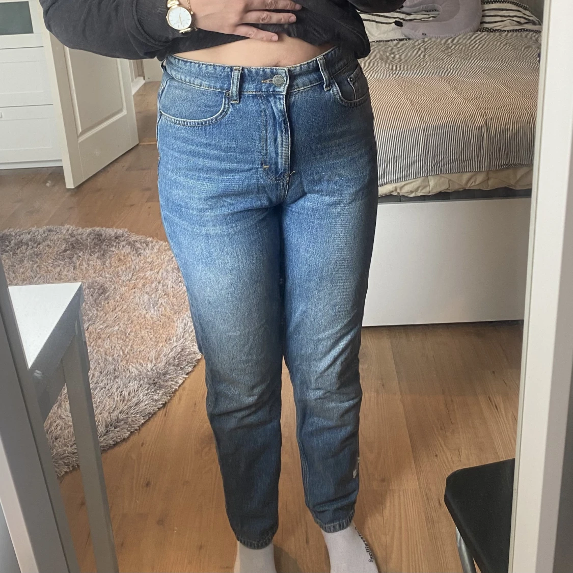 Blåa jeans från Nelly - 90