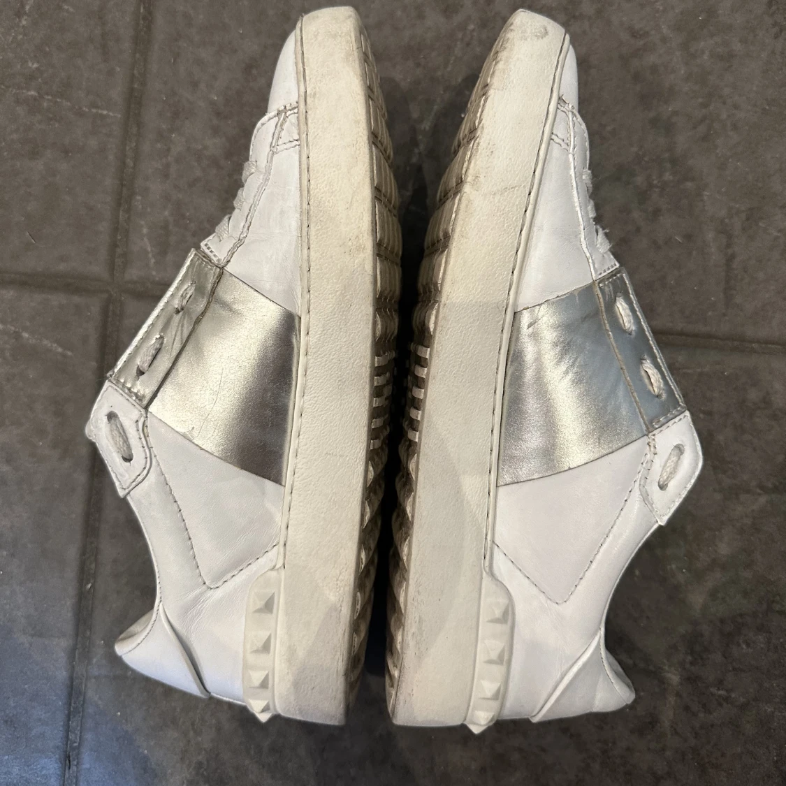 Valentino Garavani Rockstud sneakers silver - 91