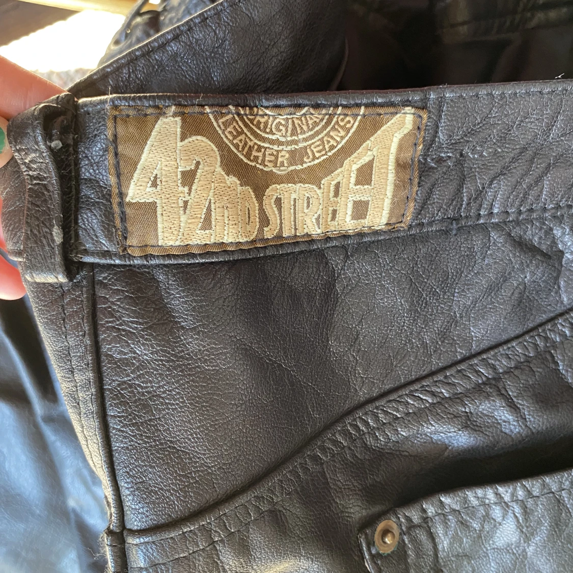 Läderjacka och byxor - 91