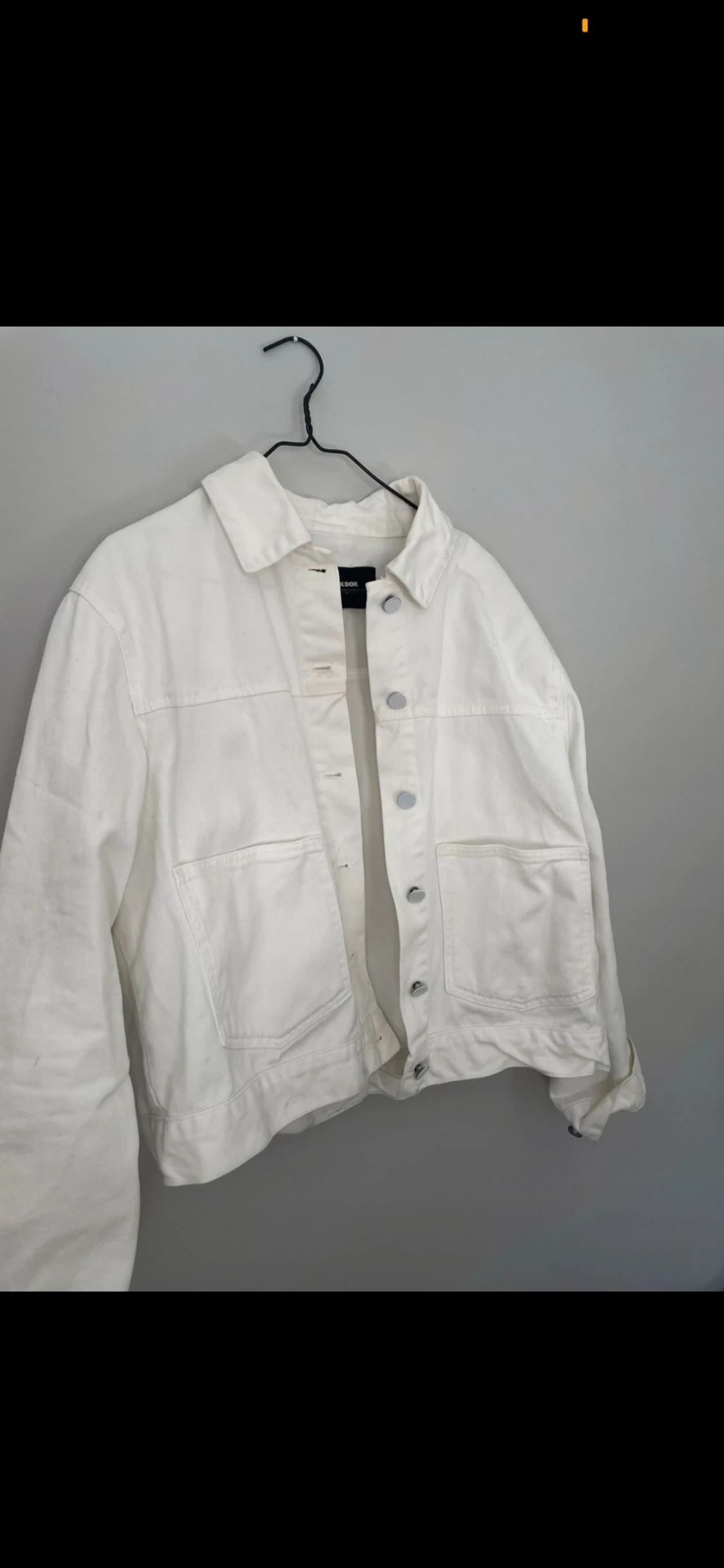 Vit jeansjacka