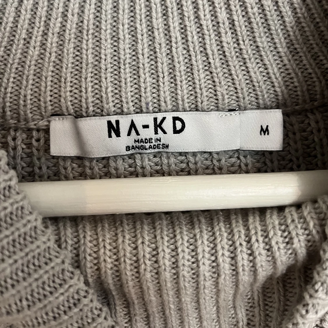 Finstickad grå tröja  - 90