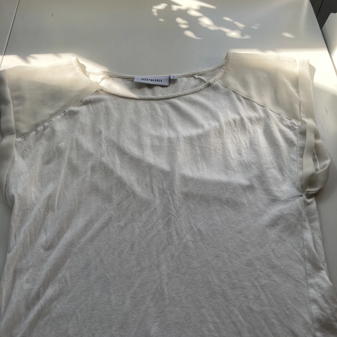 Vit Stockholms blus - 90