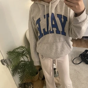 Grå Yale hoodie  - Säljer denna gråa o mysiga yale hoodien från hm pga att den inte kommer till användning längre 💗